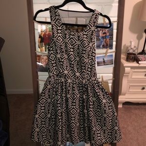 Forever 21 Tribal Print Skater Dress